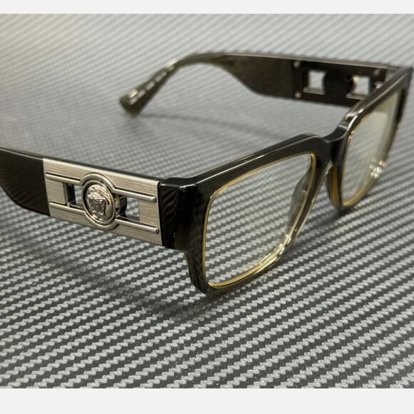 Versace Men's Transparent 53mm Men's Eyeglasses - Picture 3 of 5